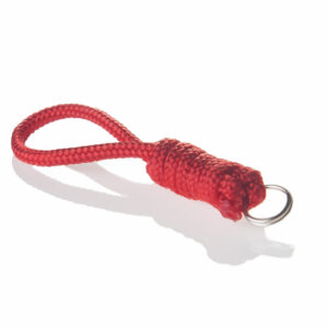 Soft carabiner KOMKOV for stick red