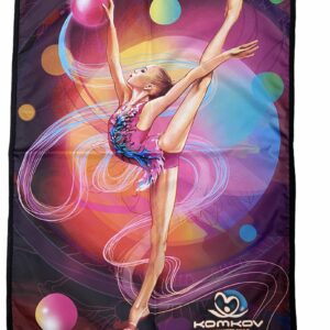 Cover for leotard KOMKOV “Gymnast with ball”