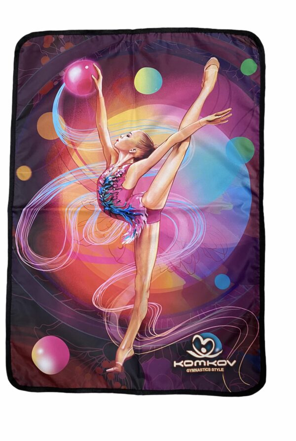 Cover for leotard KOMKOV “Gymnast with ball”