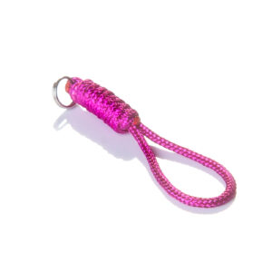 Soft carabiner KOMKOV for the stick fuchsia