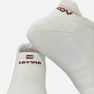 Socks white "Komkov" Latvia