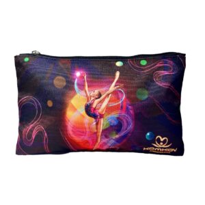 Cosmetic bag small KOMKOV “Gymnast with ball”
