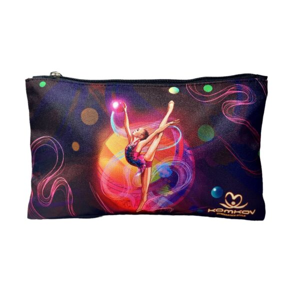 Cosmetic bag small KOMKOV “Gymnast with ball”