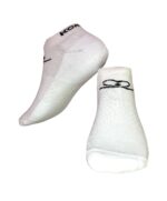 Socks KOMKOV white with black logo