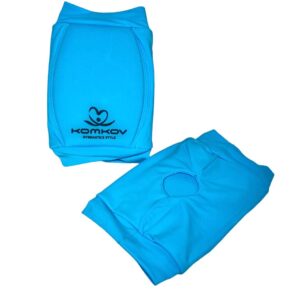KOMKOV knee pads are blue