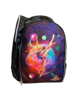 KOMKOV backpack with a side pocket "Gymnast with a ball"