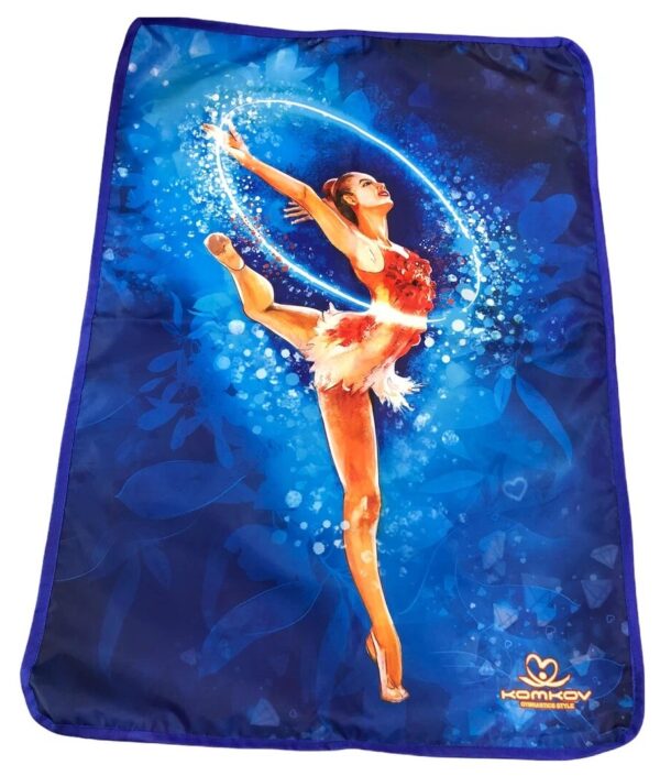 KOMKOV leotard cover "Gymnast with hoop"