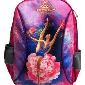 Backpack with gymnast "Komkov" black (Копировать)