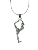 “Gymnast in a Puff” chain pendant