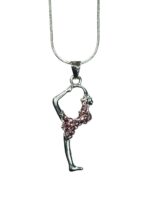 “Gymnast in a Puff” chain pendant