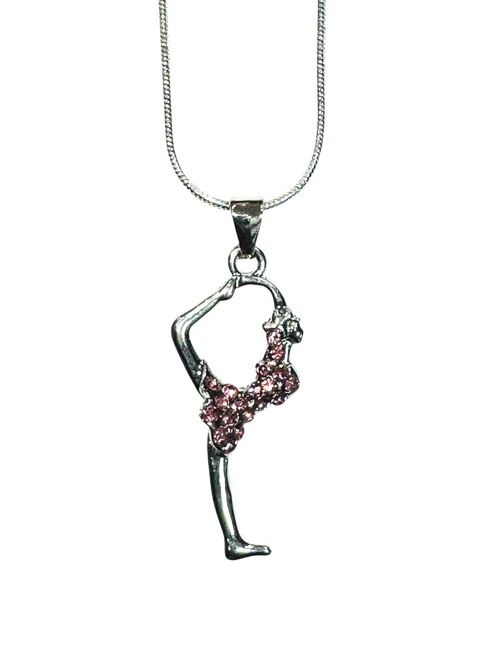 “Gymnast in a Puff” chain pendant “Gymnast in a Puff” chain pendant