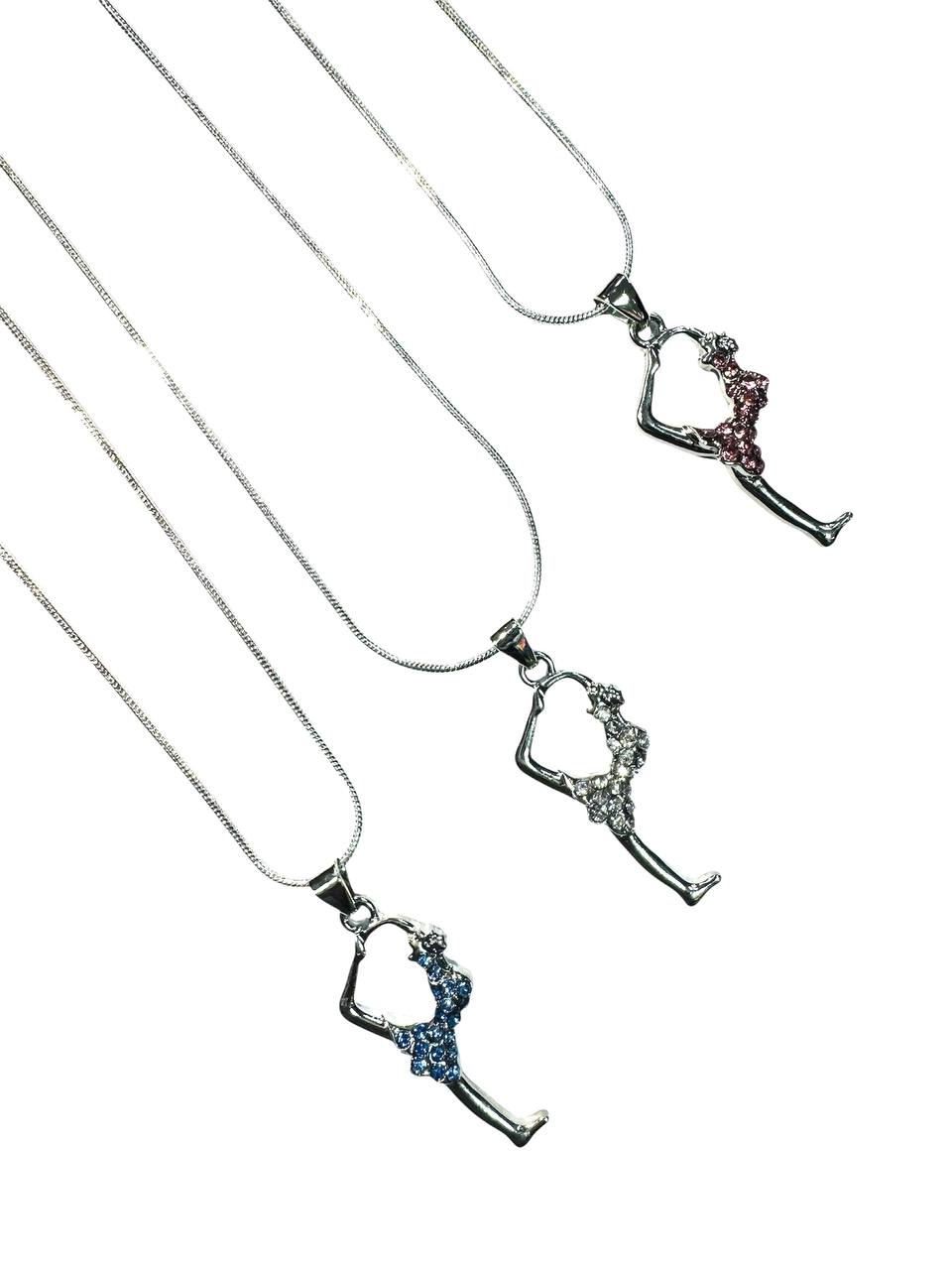 “Gymnast in a Puff” chain pendant “Gymnast in a Puff” chain pendant