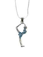 “Gymnast in a Puff” chain pendant