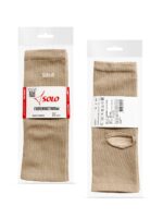 Голеностопы SOLO вязаные бежевые