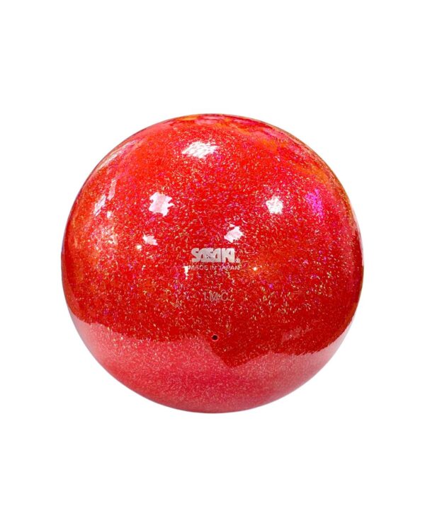 SASAKI ball 17 cm red with sequins