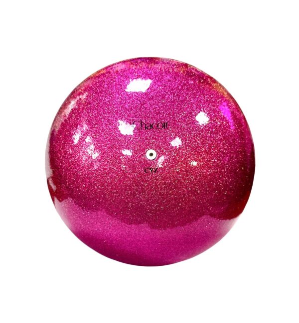 CHACOTT ball 17 cm fuchsia with sequins