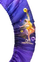 Чехол для обруча KOMKOV "Гимнастка с мячом" фиолетовый