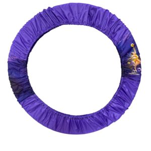 Чехол для обруча KOMKOV "Гимнастка с мячом" фиолетовый