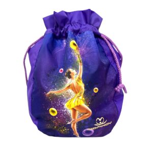 Чехол для мяча KOMKOV "Гимнастка с мячом " фиолетовый