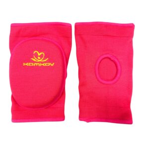 Наколенники KOMKOV с формованной чашкой розовые