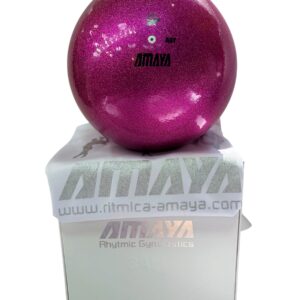 Мяч AMAYA 18,5 см GLITTER фуксия