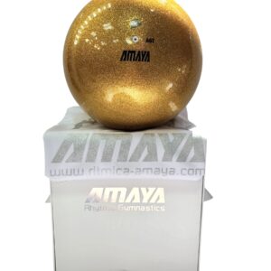 Мяч AMAYA 18,5 см GLITTER золотой